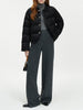 115.2G Filling Amount Stand-up Collar Chinese Style Down Coat For Women Jacquard Warm Casual Jacket 24FS14068