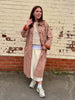 Women Red Plaid Long Trench Coat Casual Lapel Single Breasted Full Sleeve Windbreaker Jacket Y2k Autumn Lady Streetwear