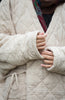 Winter Chinese Style Parkas For Women Bandage Plus Cotton Coats Long Sleeve Loose Pockets Vintage Cotton Parkas