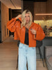 Casual Pu Leather Women's Jacket Chic Solid Long Sleeve Stand Collar Female Outwear Autumn Winter Street Short Lady Jacket