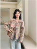 Spring Autumn Female Long Sleeves Jacket Women Advanced Leisure Short Tweed Coat Ladies Casual Round Neck Tops Outwear