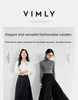 Black Wide-Leg Pants Autumn Flowy Ankle-Length Side Zipper Detail Trousers Office Lady Commuter Bottoms A1738