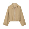 Mujer Women's Bomber Jacket Zip Puffed Varsity Jackets for Women Cropped Demi-season Jacket for Women Coats Outerwears