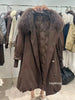 Lagabogy Real Raccoon Fur Puffer Jacket Outerwear Women Long Thick Warm White Duck Down Jacket Female Loose Parkas