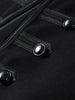 Spring Double Breasted Cardigan Jacket For Women Vintage Round Collar Cropped Coats Lady High Street Chic Outerwear