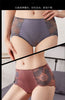 Women Lace Flowers Panties Sexy Hollow Temptation Silk Breathable Underwear Tummy Mid Waist Butt Lift Briefs Intimate Panty