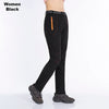 Women Winter Fleece Pants Warm Waterproof Hiking Pants Outdoor Camping Climbing Skiing Soft Shell Windproof Rain Trousers