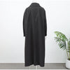 Black Stand Collar Trench Coat Women Casual Long Sleeve Single-breasted Loose Windbreaker Lady Autumn High Street Outwear
