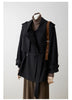 Spring Autumn Khaki Trench Coat for Women Belt Double Breasted Elegant Elegant British Style