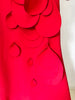 High Street Designer Vestido Women's Long Sleeve Petal Appliques Formal Gown Long Maxi Dress