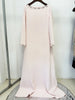 High Street Designer Party Vestido Women's Beaded Loose Long Sleeved Long Maxi Dress