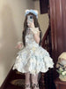 Lovely Kawaii Slash Neck Slim Lolita Dress Women Sweet Design Bow Off Shoulder Sling Dresses Elegant Cute Pretty Clothing