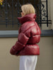 Solid Quilted Cotton Coat Women's Turtleneck Lace-up Full Sleeve Warm Jacket Autumn Winter Lady Commuter Outwear