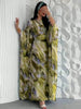 Middle Eastern Pullover Abayas Full Sleeve Loose Evening Dresses Elegant Kaftan Women Jilbabs Islamic Abaya Printed Maxi Dresses