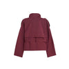 Belted Waist Cropped Trench Double Breasted Stand Collar Autumn Chic Elegant Women Coat Casual Vintage Office Lady Jacket