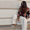 Color Block Argyle Knitted Women Cardigan Oversized Lapel Collar Long Sleeve Sweater Coat Fall Winter Warm Loose Knitwear
