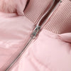 Wool Collar Hooded Cotton Women's Jacket Zipper Elastic Hem Long Sleeve Pocket Women Winter Coats Autumn Short Jacket For Ladies
