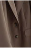 The Ultimate Store Hit Women's Mid-Length Oversized Blazer with Shoulder Pads for Petite Figures, Casual Suit Jacket