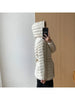 Autumn Winter Lightweight Short Slim 90% White Duck Down Jacket Women Hooded Detachable Sash Warm Down Coat