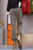 Winter Thickened and Padded Corduroy Pants Women Women's Loose Bunched Feet Harlan Pants Sweatpants Women