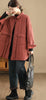 Retro Thickened Cotton Coat Women's Big Pocket Medium-Length Casual Large Size Quilted Winter Jacket W961