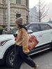 Women Casual Loose Pockets Woolen Suit Pants Autumn Winter High Waist Thicken Korean Ladies Solid Harem Trousers WP49