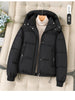 Short Casual Down Cotton Jacket Women Parkas Hooded Korean Style Winter Cotton Clothing Female Coat Outerwear