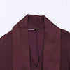 Women Satin V neck Dress Long Dresses With Scarf Chic Elegant Dresses Women Long Sleeve Casual Dress