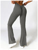 High Waist Flare Leggings Yoga Pants Women Wide Leg Pants Women Gym Workout Fitness Sports Flared Pants Latin Dance Trousers