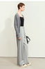 Minimalism Casual Pants for Women Autumn Wide Leg Loose Vertical Elastic Waist Drawstring Sporty Trousers 12343338