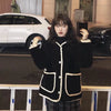 Women Autumn Winter Warm Teddy Coat Berber Fleece Round Collar Short Jacket Plush Outerwear Female Streetwear Clothes