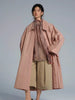 Spring Autumn Long Oversized Thin Pink Trench Coat for Women Single Breasted Elegant Chic Designer Clothing