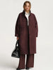 Solid Casual Trench For Women Stand Collar Long Sleeve Patchwork Single Breasted Temperament Long Coats Female