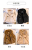 Detachable Pai Overcomes Women's Winter Casual Down Cotton Thicken Hooded Coat Female loose Warm Wool Overcoat