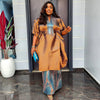 African Clothes for Women 2 Pcs Sets Tops And Skirts Suits Dashiki Ankara Outfits Gown Plus Size Wedding Party Dresses