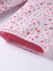 Y-neck Lace-up Cotton Coat Pink Floral Padded Jacket Loose Sweet Casual Japanese Cardigan Cotton-padded Coats Lady Warm Overcoat