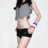 Punk Style Metal Buckle Ultrashort Pants Mall Goth Low Waist Skinny Shorts Cyber Y2K Streetwear Women Alt Pants