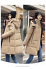 Women'S Winter Down Cotton Jacket Warm Thicken Cotton Padded Jacket Korean Loose Plus Size Parkas Outwear Long Coat