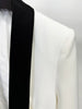 High Street Designer Jacket Women's Shawl Collar Color Block Blazer