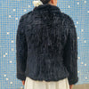 Winter Women Turtle neck Warm Knitted Natural Fur coat Long Sleeve Female Warm Winter Genuine Fur Jacket Thick Outwear