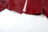 Faux Leather Jacket Women Hipster Snake Print Fall O-Neck Full Sleeve Street Wild Basic Outwear Crop Overcoat