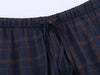 Women's Autumn Versatile Bloomers Plaid Printed Loose Pants Female High-Waist Drawstring Casual Trousers
