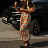 Women Baggy Balloon Pants Bubble Pleated Oversized Bloomers Wide Leg Lantern Harem Bloomer Pants