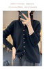 100% Merino Wool Sweater Cardigan Women Korean Coat Solid Color Top Spring/Autumn/Winter Women Hooded Cardigan