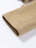 Solid Suede Women's Jacket Long-Sleeved Single-Breasted Short Coat Casual Spring Autumn High Street Lady Wear