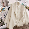 Spring Design with Belt Women's Blazers Korean Streetwear Long Sleeve Blazer Jacket Notched Collar Suit Coat
