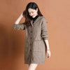 Autumn Winter Long Sleeve Sweater Cardigan Women's Hooded knit Jacket Ladies Solid Color Elegant Sweater Woman Top