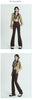 Women Jeans Cotton Denim Flared Pants Elastic Force Vintage Streetwear High Waist Slim Mom Harajuku Trousers Plus Length