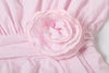 Sweet Style 3D Flower Decoration Dress Women Y2K Flare Sleeve Ruched Ribbon Vacation Elegant Mini Bodycon