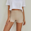 Ladies Seamless Ice Silk Solid Biker Shorts Boxer Short Leggings Sports Yoga Pants Women's Shorts Panties T1584